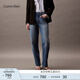 Calvin KleinJeans25春夏女士美式經(jīng)典復(fù)古潮流ck寬松微彈洗水牛仔褲47B928G U3M-牛仔淺藍(lán) 26