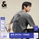 杰克·瓊斯（JACK&JONES）男裝復(fù)古簡(jiǎn)約舒適基礎(chǔ)百搭哥特字母飛鳥寬松圓領(lǐng)短袖T恤男 石雕灰E05 M (175)