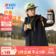 特步（XTEP）兒童童裝男童冬季搖粒絨外套防風(fēng)保暖風(fēng)衣 純正黑 170cm