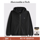 ABERCROMBIE & FITCH男裝女裝情侶裝25春季經(jīng)典小麋鹿運動(dòng)風(fēng)寬松連帽衛衣KI122-5251 黑色 S (175/92A)