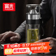 富光抗菌玻璃杯 雙層高硼硅水杯 茶水分離杯 男女士辦公泡茶杯子260ml