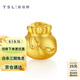 謝瑞麟（TSL）黃金轉(zhuǎn)運(yùn)珠福袋足金串珠不含手繩XK152-XK153 XK153
