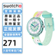 斯沃琪（Swatch）Flik Flak（飛菲）瑞士?jì)和直砜ㄍ▌?dòng)物指針腕表情人節禮物 嗨皮鸚鵡ZFPNP160