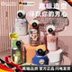 DEATKN德國保溫杯兒童純鈦杯寶寶吸管杯幼兒園學(xué)生顯溫便攜水壺水杯禮盒兒童鈦杯櫻花粉 1ml450ml