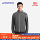迪卡儂（DECATHLON）搖粒絨外套抓絨衣男保暖戶(hù)外運動(dòng)加厚秋絨衣沖鋒衣內膽 男款-全拉鏈-深灰色 L