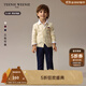 Teenie Weenie Kids小熊童裝秋冬季款男女寶寶休閑風(fēng)針織開(kāi)衫毛衣 象牙白 120 cm