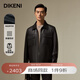 迪柯尼（DIKENI）【雷總同款】【啞光綿羊皮】秋冬男士經(jīng)典1034工裝皮衣發(fā)布會(huì )同款 黑色 XL （52）