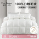 皮爾卡丹 暖絨抗菌 100%羽毛被加厚被子 雙人冬被 6斤 200*230cm 白色
