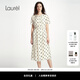 Laurèl【萊賽爾】25春新款復(fù)古波點(diǎn)連衣裙女LWD351Y08200 黑點(diǎn)陣圓點(diǎn) M