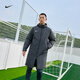 耐克男子寬松訓練足球夾克冬季保暖防潑水棉服外套NIKE CW6767 010黑/(白) M