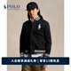 Polo Ralph Lauren 拉夫勞倫  男裝 25秋Big Pony起絨布棒球夾克RL100114 001-黑色 L
