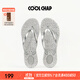 COOLCHAP麻花人字拖女軟底2024新款外穿防滑防臭海邊沙灘度假夾腳涼拖網(wǎng)紅 冰河世紀-銀 40 （建議拍大一碼）