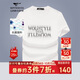 七匹狼（SEPTWOLVES）短袖T恤男夏季休閑圓領(lǐng)字母狼頭印花重磅t恤個(gè)性百搭上衣