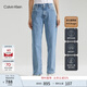 Calvin KleinJeans【復(fù)刻90系列】四季款女士ck復(fù)古懷舊直筒牛仔褲J223289 1AA-牛仔淺藍(lán) 27