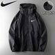 NBA VIBE-NIKE美式三合一沖鋒衣男女春秋款外套防風(fēng)防水戶(hù)外登山運動(dòng)夾克 耐克-黑色【男女同款】 耐克-L 建議【90-110斤】