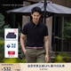 TOMMY HILFIGER【輕系列】夏季男裝撞色鑲邊翻領(lǐng)POLO/珠地棉商務(wù)修身純色短袖T恤 【修身款】深海藏青CJM M （推薦：130-140斤）