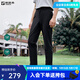 探路者（TOREAD）速干涼感長(cháng)褲戶(hù)外登山運動(dòng)褲耐磨彈力跑步透氣徒步褲子男25年春夏 黑色 XL