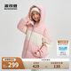 波司登秋季羽絨服男女兒童中長款5A抗菌四防90絨外套T40143820XS