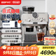 德龍（Delonghi）【政府補貼】咖啡機 冷萃半自動咖啡機 家用現(xiàn)磨意式研磨一體機 手動打奶泡 EC9255.M 銀色