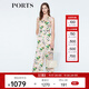 PORTS寶姿 新品 女裝無(wú)袖印花高腰連體褲LN8P100HPT041 粉色印花 L (8)