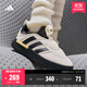 adidas ADIPUFF面包鞋柔軟舒適保暖棉鞋秋冬阿迪達斯官方輕運動(dòng)   漢玉白/黑色/淺橙黃（推薦選大半碼）   42