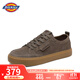Dickies男士時(shí)尚板鞋男低幫百搭潮流透氣英倫風(fēng)男士休閑鞋男 駝色 42 