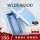 WEDGWOOD不銹鋼保溫杯高顏值咖啡杯便攜水杯陶瓷涂層茶杯保冷保熱隨行杯 金粉年華藍色保溫瓶500ml