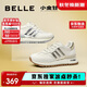 百麗周雨彤同款小金甘25秋復古女商場(chǎng)休閑鞋A8D1DCM5 米色/銀色 39
