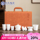 蘇氏陶瓷（SUSHI CERAMICS）高端冰種玉瓷茶具淡墨秋山蓋碗帶馬上有錢茶寵德化白瓷茶具套裝
