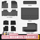3W適用smart精靈1號(hào)TPE汽車腳墊尾箱墊專車專用全車內(nèi)飾改裝 精靈1號(hào)全車五件套