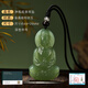 胖東來(lái)品質(zhì)保真天然玉石吊墜和田玉觀(guān)音掛墜青玉項鏈掛件護身符生 【深色中號觀(guān)音吊墜/尺寸約44*26