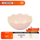酷彩（Le Creuset）法國(guó)創(chuàng)意花邊碗盤碟馬卡龍色系送禮物櫻花形碟盤 14厘米花邊碗貝殼粉