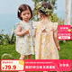 迷你巴拉女童連衣裙純棉寶寶嬰兒衣服公主裙新款裙子