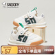 SNOOPY史努比童鞋兒童寶寶運(yùn)動(dòng)鞋男女童秋季軟底學(xué)步機(jī)能鞋3827米綠26