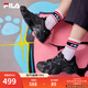 FILA 斐樂(lè )貓爪鞋4代女鞋老爹鞋情侶運動(dòng)鞋復古時(shí)尚休閑鞋網(wǎng)面透氣 【女款】黑-BK 37.5