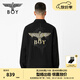BOY LONDON【月光之城】潮牌龍年情侶款外套老鷹印花夾克 N23009 黑色 L