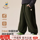 Classic Teddy精典泰迪男童褲子兒童燈籠褲中童裝秋季燈芯絨休閑長褲 軍綠  120