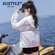 SUSTYLE奢侈品牌女裝防曬衣2025夏季新款透氣寬松防曬服女輕薄款 白色 均碼