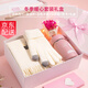 締晶圍巾女士秋冬季2026年新款禮盒保暖圍脖三八節女神禮物婦女節女生 【三件套】米白圍巾+手套+保溫杯+禮盒TD383