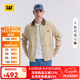 CAT卡特夾克外套男25春新品男士經(jīng)典美式工裝風(fēng)休閑夾克七夕禮物 淺卡其色 L