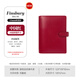 Filofax 英國進(jìn)口 finsbury A8 M5手帳本可愛(ài)便攜迷你真皮口袋型皮面網(wǎng)紅筆記本活頁(yè)本定制蓋章記事本手帳 Mini A8 | M5中國紅021732