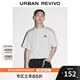 UR2025夏季新款男裝趣味休閑章仔棉質(zhì)短袖T恤UMV450095 本白 M