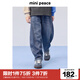 MiniPeace太平鳥童裝男童牛仔長(zhǎng)褲FAHAF1213 牛仔中藍(lán) 140cm