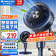格力（GREE）電風(fēng)扇家用空氣循環(huán)扇客廳臥室辦公宿舍落地扇渦輪對(duì)流換氣扇臺(tái)式桌面小風(fēng)扇廣角搖頭臺(tái)地兩用電扇 【旗艦負(fù)離子香薰遙控】清新循環(huán)風(fēng) 1905Bg3