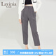 Lavinia Club拉維妮婭簡(jiǎn)約通勤輕熟商務(wù)西裝褲女秋新款立體九分褲J45K107S 灰色 M 165/72A