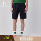 哈吉斯（HAZZYS）男裝 夏款休閑褲子【3A抗菌】運動(dòng)短褲男ACDZP0BBP67 深藏青色DN （180/86A） 36