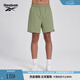 Reebok銳步官方24新品男子SHORTS運動(dòng)休閑健身訓練梭織短褲 24SRM607MGL2 L