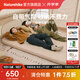 Naturehike挪客奶酪自動(dòng)充氣墊 戶外折疊睡墊床加厚氣墊床露營(yíng)床墊防潮地墊 杏仁黃/雙人/10cm/氣泵款