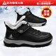 足力健正品防滑老人鞋冬季新款加絨加厚中幫保暖棉鞋軟底舒適戶(hù)外雪地靴