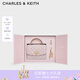 CHARLES&KEITH七夕限定禮盒鏈條包掛菱格小方包CK17-50701608-A Cotton Candy Pink棉花糖粉 S